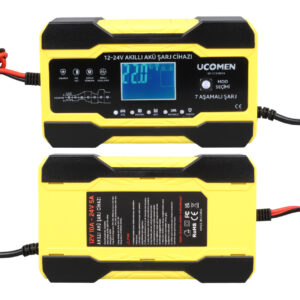 Ucomen Uc-c121001a Sarı 12/24 Volt Max 10 Amper Led Göstergeli̇ Akü Şarj Cihazı