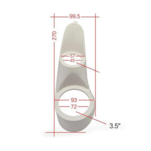 For-x Xyp-pod1 3.5 Tweeter Montaj Yuvası 1 Çi̇ft (plasti̇k)