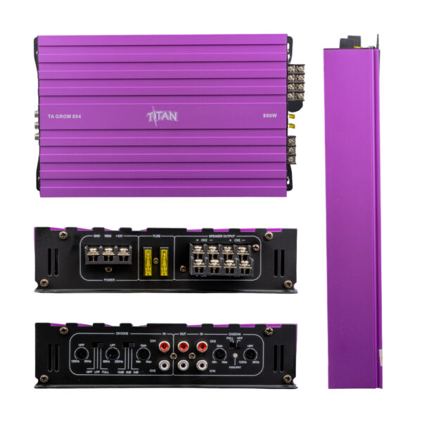Magicvoice Titan-804 4 Kanal Rms 800 Max 1600 Watt Oto Amfi̇-anfi̇