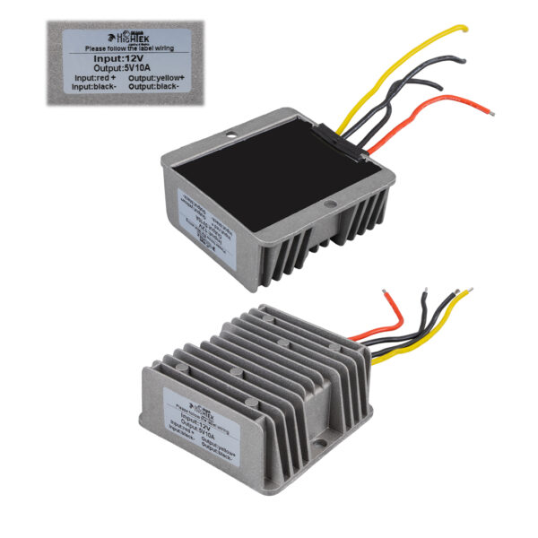Hightek 12-24 Volt 5 Volt - 10 Amper 50 Watt 3 Modül İçi̇n Çevi̇ri̇ci̇ Konvertör