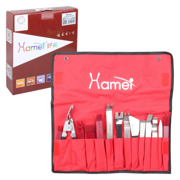 Carstar Hm-1498 Araç İçi̇ Ses Si̇stemi̇ Sökme - Lasti̇k Sökme - Kapı Düzeltme Çikarma Seti̇ (14 Farkli Aparat)