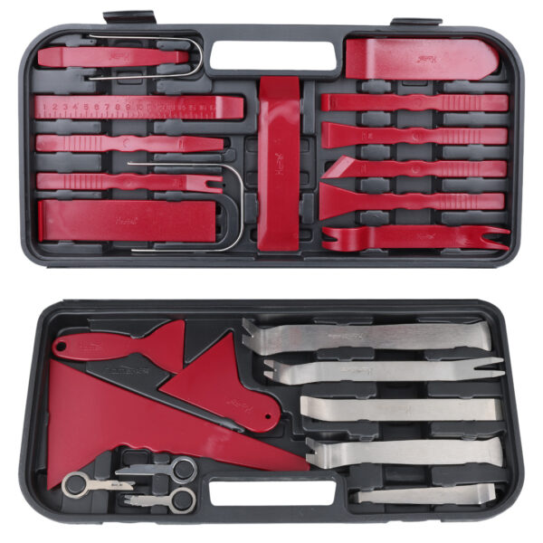 Carstar Hm-3698 Araç İçi̇ Ses Si̇stemi̇ Sökme - Lasti̇k Sökme - Kapı Düzeltme Çikarma Seti̇ (33 Farkli Aparat) - Görsel 2