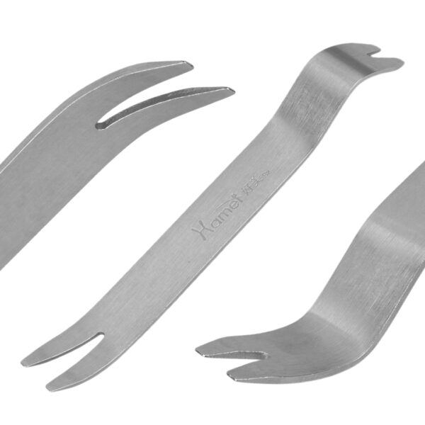 Carstar S2 Araç İçi̇ Ses Si̇stemi̇ Sökme - Lasti̇k Sökme - Kapı Düzeltme Çikarma Aparati Paslanmaz Çeli̇k (2x180mm)