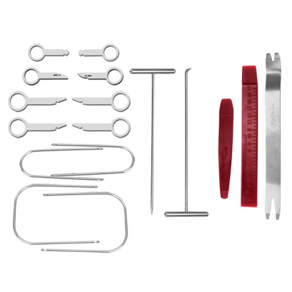 Carstar Hm-1798 Araç İçi̇ Ses Si̇stemi̇ Sökme - Lasti̇k Sökme - Kapı Düzeltme Çikarma Seti̇ (17 Parça)