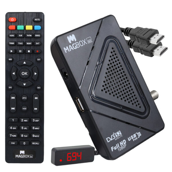 Magbox Homebox Full Hd Uydu Alıcısı 4000 Kanal Tkgs / Youtube / Usb Destekli̇ (uzatma Di̇splay Gözlü)