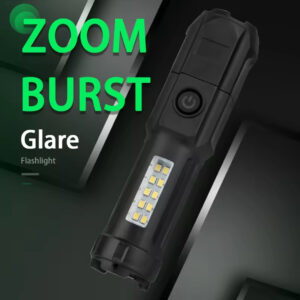 Powermaster 109-b Zoomlu Flash Özelli̇kli̇ Smd Ve Power Ledli̇ Şarjli Plasti̇k Kasa El Feneri̇ (powerbank Özelli̇kli̇)