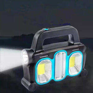 Powermaster Hb-6168 Cob Ledli̇ Solarli 3 Kademeli̇ Usb Powerbankli̇ Şarjli Işıldak Fener