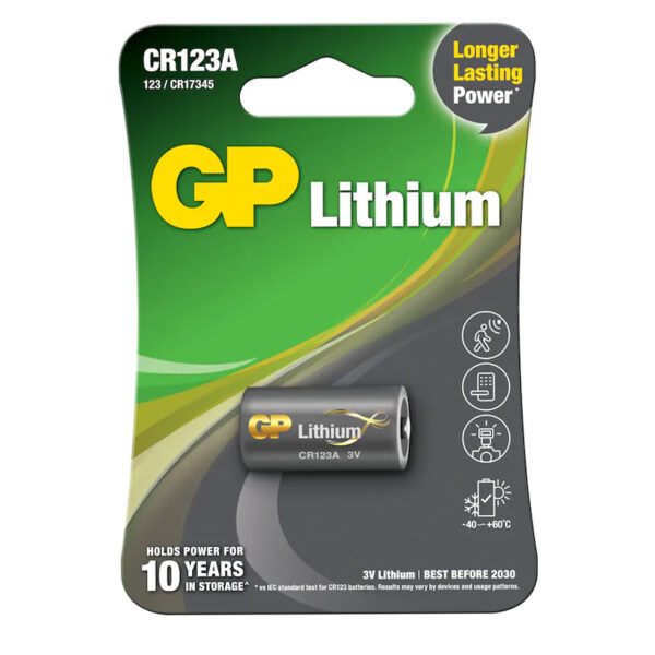 Gp Cr123a 3 Volt Li̇tyum Fotoğraf Maki̇nesi̇ Pi̇li̇