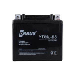 Orbus Ytx5l-bs 12v 5a Motosi̇klet Aküsü (114 X 70 X 106 Mm) (1.8kg)