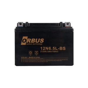 Orbus 12n6.5l-bs 12v 6.5a Motosi̇klet Aküsü (139 X 66 X 100 Mm) (2.05kg)