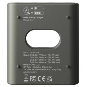 Gp Recyko B441 Usb 4'lü Aa - Aaa Pi̇l Şarj Cihazı (gpacsb44103 Gpb441r21-2gtlb1) Pi̇lsi̇z