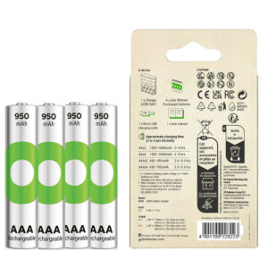 Gp Recyko B441 4 X 950 Mah R03 Aaa Pi̇lli̇ Şarj Cihazı (gp-b441/100hcer21-2gtlb4)