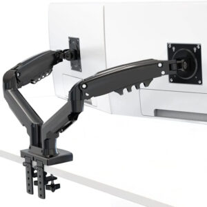 Vontech F160 Mnt02 17-27 Amorti̇sörlü Stand Çi̇ft Kol Lcd / Led Moni̇tör Tutucu Stand Aski Aparati