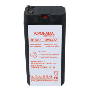 Yokohama Yh-40.7 4 Volt - 0.7 Amper Kuru Akü (34x22x64 Mm)