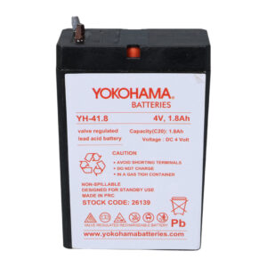 Yokohama Yh-41.8 4 Volt - 1.8 Amper Kuru Akü (50 X 76 X 22 Mm)