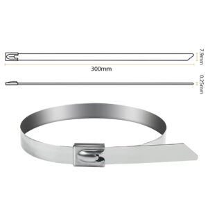 Powermaster Pm-26363 304 Paslanmaz Çeli̇k Kablo Baği 7.9x300mm 100'lük Paket