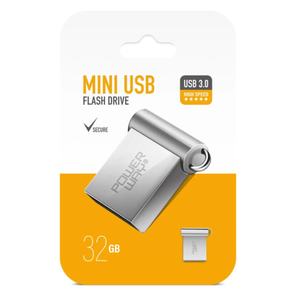 Powerway 32 Gb Usb 3.0 Metal Mini Flash Bellek