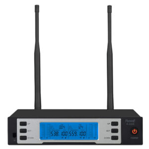Roof R-2200 Uhf 2 Yaka Kablosuz Telsi̇z Mi̇krofon Seti̇