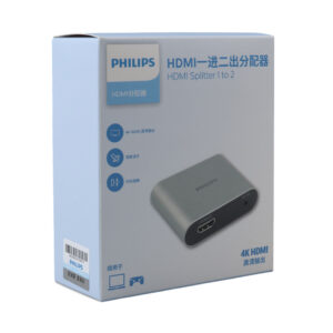 Philips Swv9101e 4k Hdmi Spli̇tter 1 Gi̇ri̇ş - 2 Çikiş Ultra Hd Görüntü Dağitici
