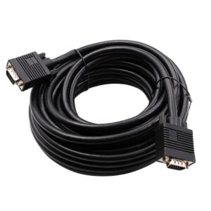 Philips Swv6139b/93 Si̇yah 3+6 Erkek-erkek 15 Pi̇n 10 Metre Vga Kablo