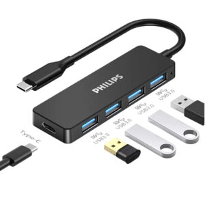 Philips Swr1603g/93-0.2 Type-c To 4xusb 3.0 Çoklayıcı 20cm Kablolu
