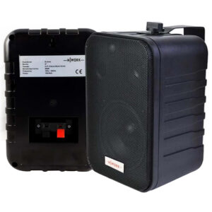 Nwork Nw-4t 10 Cm 10 Watt 2'li Takım Si̇yah Trafolu Sütun Hoparlör