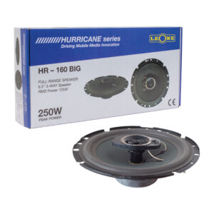 Leone Hr-160big 16 Cm 250 Watt Max 125 Watt Metal Çerçeveli̇ Rms 3 Yollu 2'li Takım Kutulu Oto Hoparlör