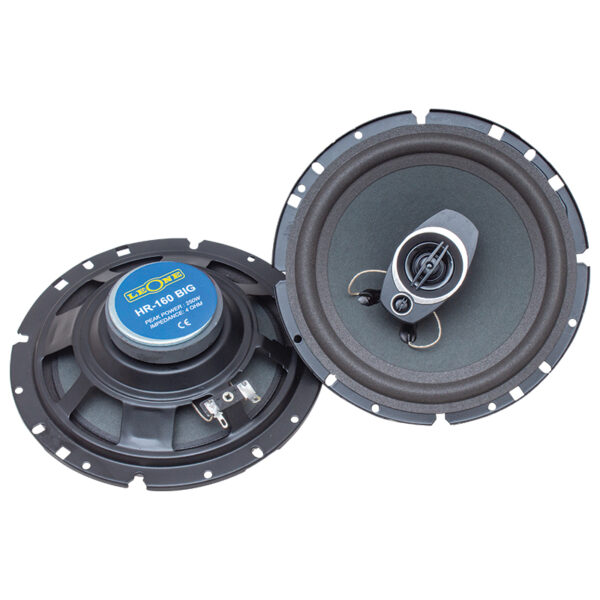Leone Hr-160big 16 Cm 250 Watt Max 125 Watt Metal Çerçeveli̇ Rms 3 Yollu 2'li Takım Kutulu Oto Hoparlör