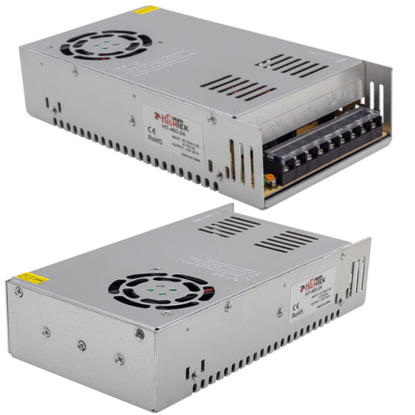 Hightek Ht1213 24 Volt - 20 Amper - 480 Watt Metal Kasa Adaptör
