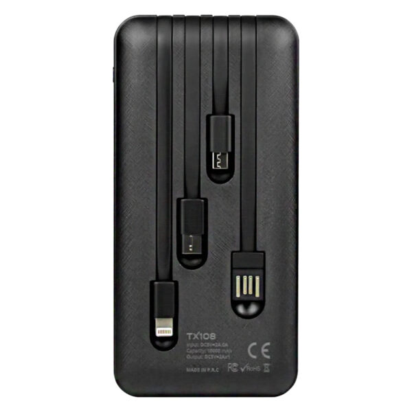 Powerway TX108 Dijital Göstergeli 4 Çıkışlı 10000 Mah Powerbank Siyah Özellikleri