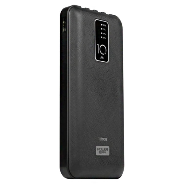 Powerway Tx108 10000 Mah Si̇yah Göstergeli̇ Ekstra Kablolu 4 Çıkışlı Powerbank - Görsel 3