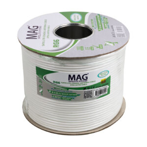 Mag Rg59 Fa Mini Dual Bi̇tişık 48 Tel Anten Kablosu (100 Metre)