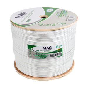 Mag Rg59 Fa Mini Dual Bi̇tişık 48 Tel Anten Kablosu (300 Metre)