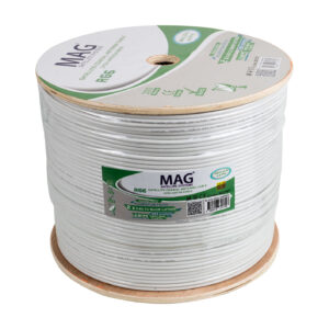 Mag Rg59 Fa Mini Dual Bi̇tişık 48 Tel Anten Kablosu (300 Metre)