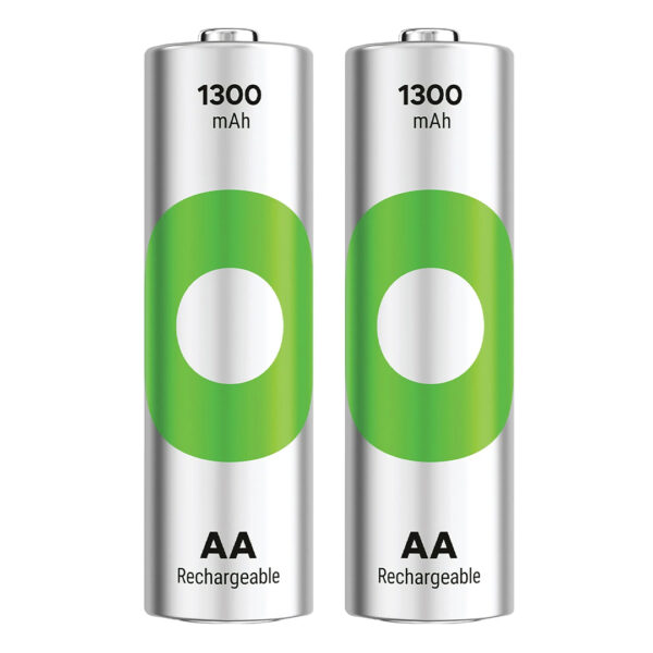 Gp Recyko 1300 Mah Ni̇-mh 1.2 Volt Aa Kalem Şarjli Pi̇l 2'li Paket Gp130aahce-2eb2 (gprhc132e000)