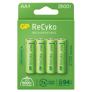 Gp Recyko Aa 2600 Mah Şarjli 4'lü Pi̇l Gp270aahce-2eb4 (gprhc272e001)