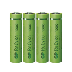 Gp Recyko 950 Mah Aaa İnce 4'lü Şarjli Kalem Pi̇l Gp100aaahce-2eb4 (gprhc103e001)