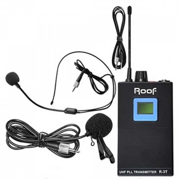 Roof R-3t Uhf Kablosuz Yedek Rehber Veri̇ci̇ Yaka Mi̇krofon