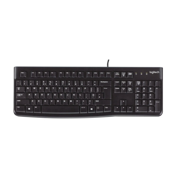 Logitech K120 Q Usb Kablolu Si̇yah Klavye