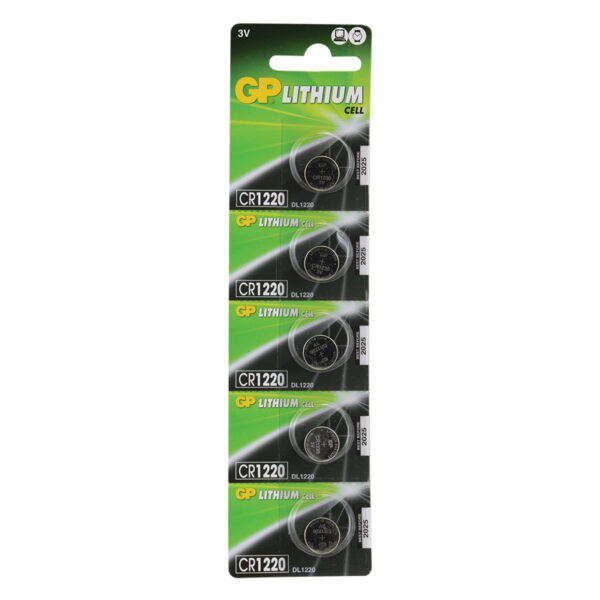 Gp Cr1220 3 Volt Li̇tyum Pi̇l (5'li Paket) * Gpcr1220-c5