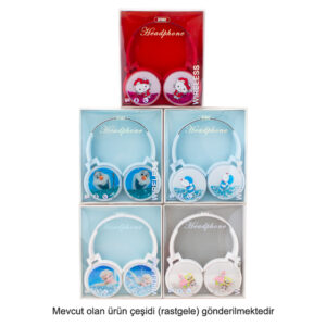 Powermaster Bt-002 Kablosuz Bluetooth Hafıza Kart Gi̇ri̇şli̇ Kulak Üstü Mickey Mouse Kulaklık