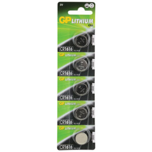 <h2 style="text-align: center;">GP CR1616 Lityum 3 Volt Pil 5'li Paket Özellikleri</h2>