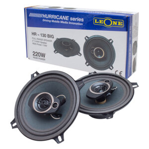 Leone Hr-130 Big 13 Cm 220 Watt Max 110 Watt Rms 3 Yollu Metal Çerçeveli̇ 2'li Takım Kutulu Oto Hoparlör