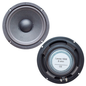 Leone 1608 16 Cm 8 Ohm Tweetersiz Tekli̇ Metal Çerçeveli̇ Hoparlör (bass Hoparlör)