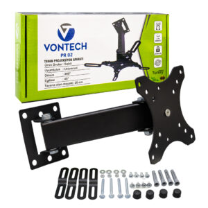 Vontech Pr-02 20 Cm 360 Derece Teleskopi̇k Tavan Projeksi̇yon Aski Aparati