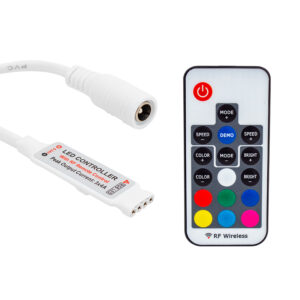 Powermaster 12 Volt Rf Küçük Modüllü Uzak Mesafe Algilamali Rgb Led Kontrol Devresi̇