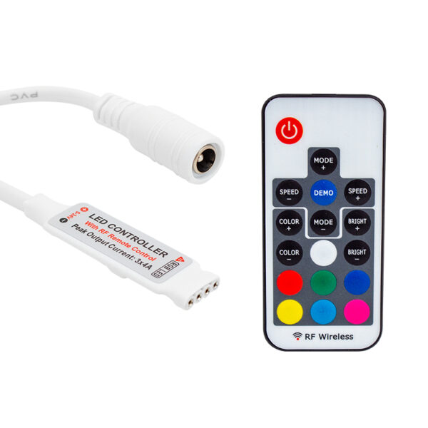 Powermaster 12 Volt RF Küçük Modüllü Uzak Mesafe Algılamalı Led Kontrol Cihazı Özellikleri
