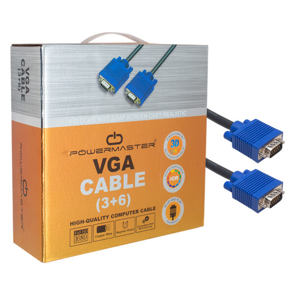 Powermaster 15 Pi̇n 3+6 Erkek/erkek 20 Metre Kutulu Vga Kablo