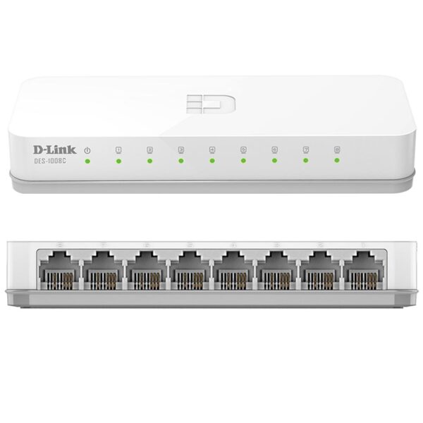 D-link Des-1008c 8 Port 10/100 Mbps Ethernet Switch