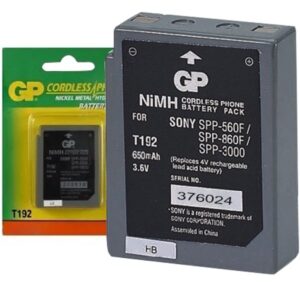Gp T192 3.6 Volt 600 Mah Lg Sony Bpt40 Telsi̇z Telefon Pi̇li̇